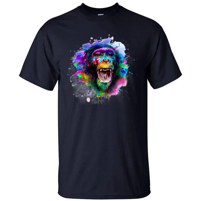 Colorful Monkey Tall T-Shirt