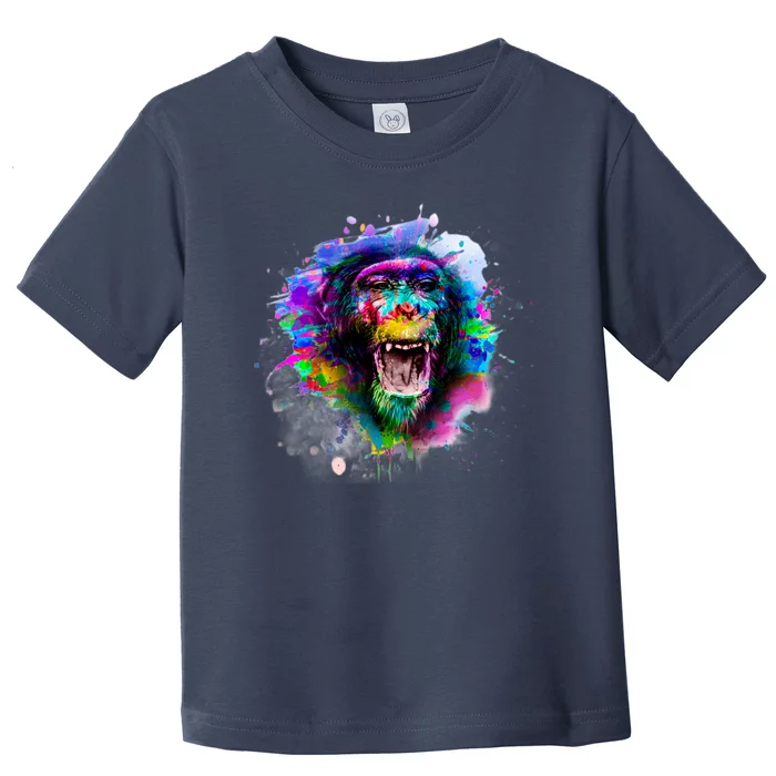 Colorful Monkey Toddler T-Shirt