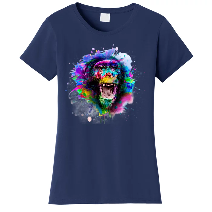 Colorful Monkey Women's T-Shirt