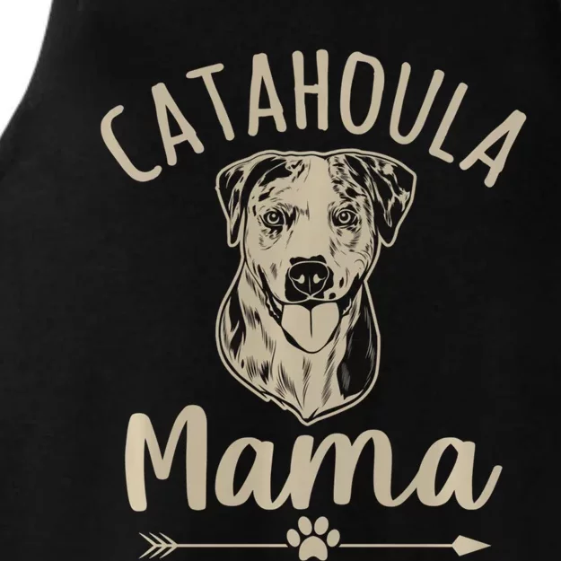 Catahoula Mama Cute Catahoula Leopard Dog Lover Ladies Tri-Blend Wicking Tank