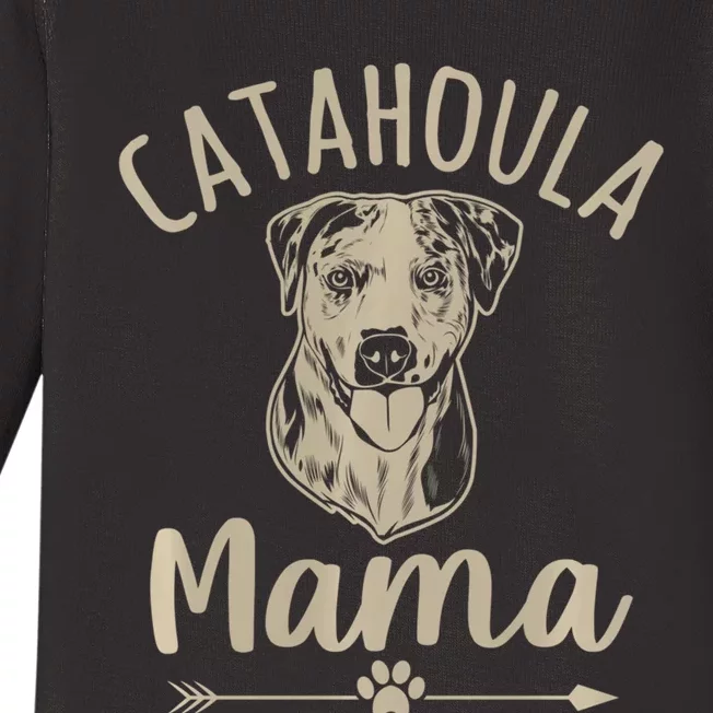 Catahoula Mama Cute Catahoula Leopard Dog Lover Baby Long Sleeve Bodysuit