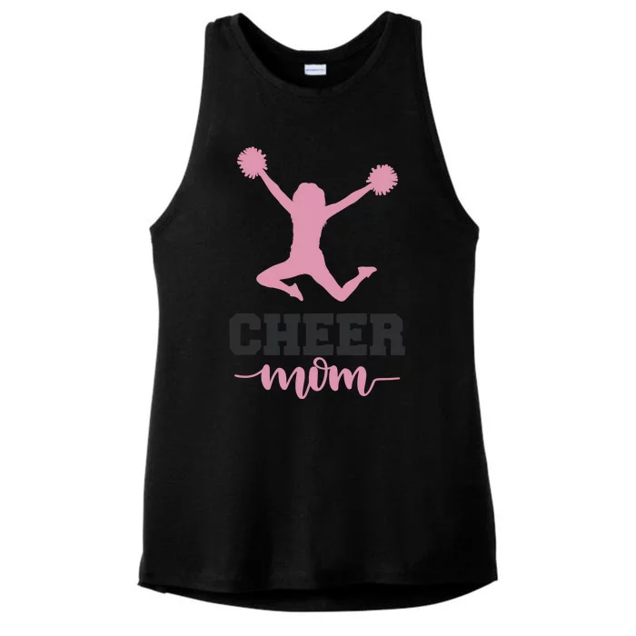 Cheer Mom Ladies Tri-Blend Wicking Tank