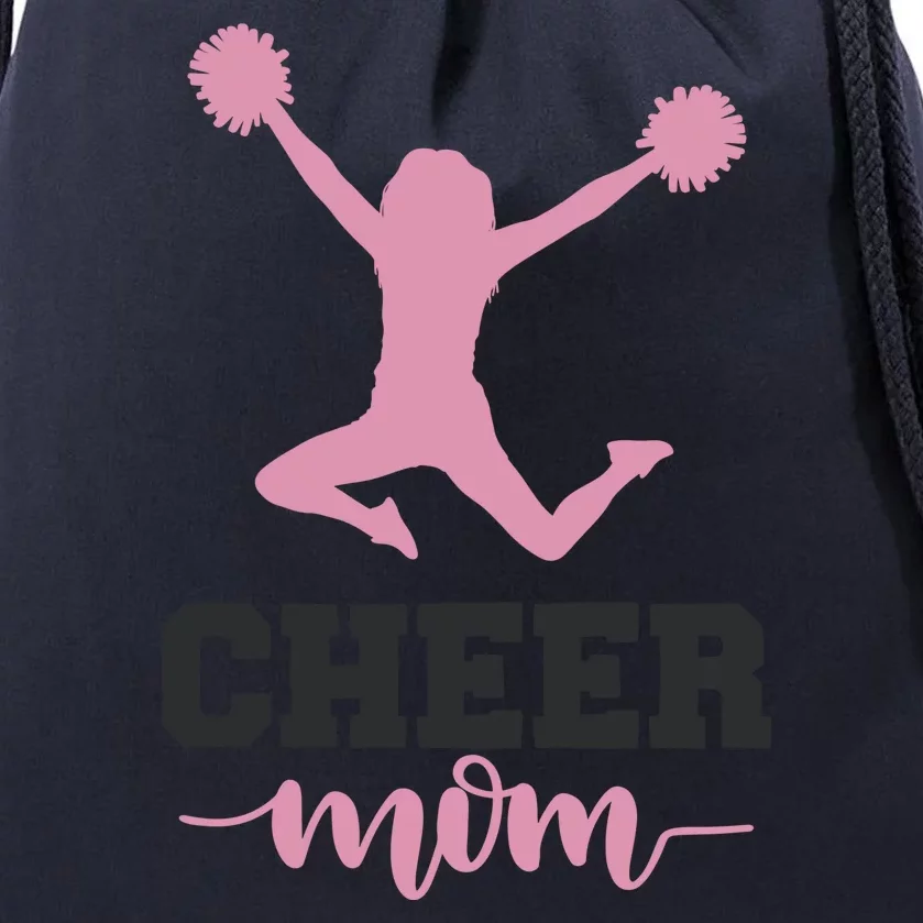 Cheer Mom Drawstring Bag