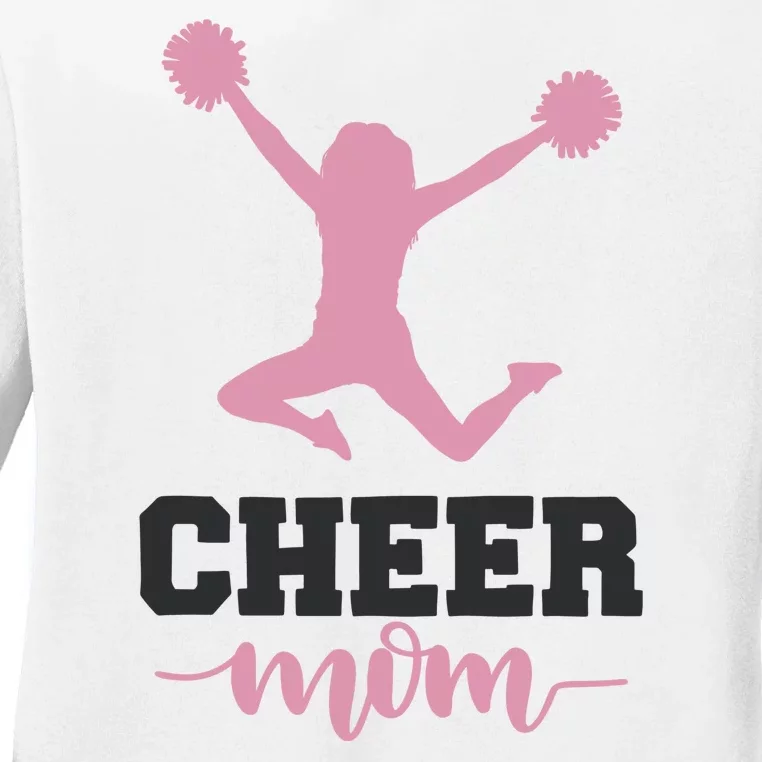 Cheer Mom Ladies Long Sleeve Shirt