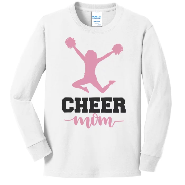 Cheer Mom Kids Long Sleeve Shirt