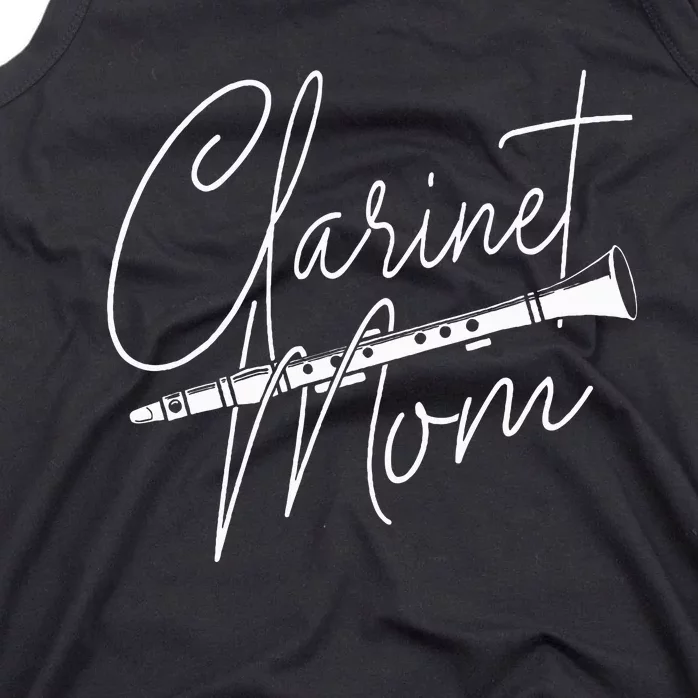 Clarinet Mom Clarinetist Marching Band Player Music Lover Tank Top