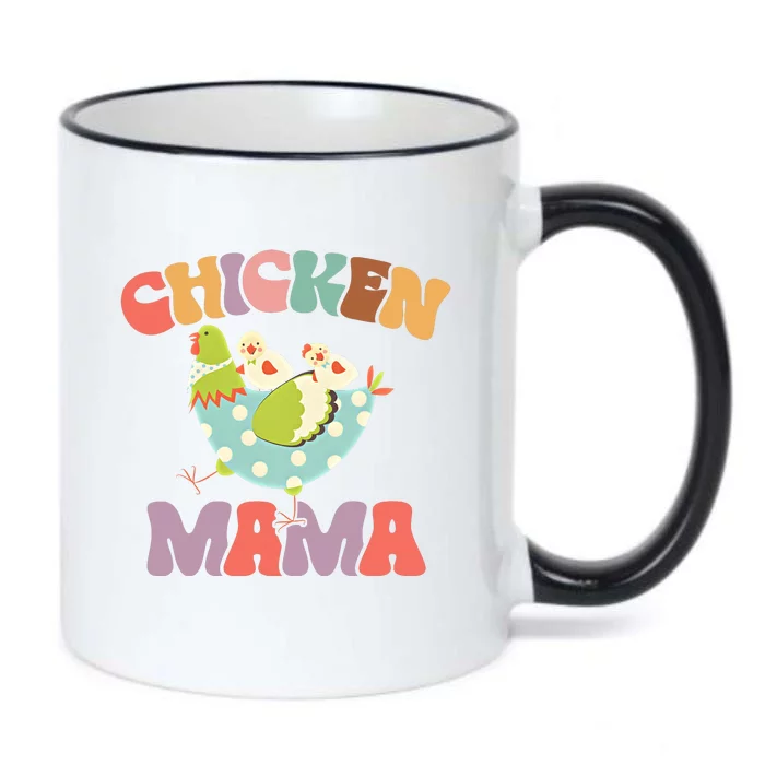 Chicken Mama Chick Mom Chicken Mother Farmer Mother's Day Black Color Changing Mug