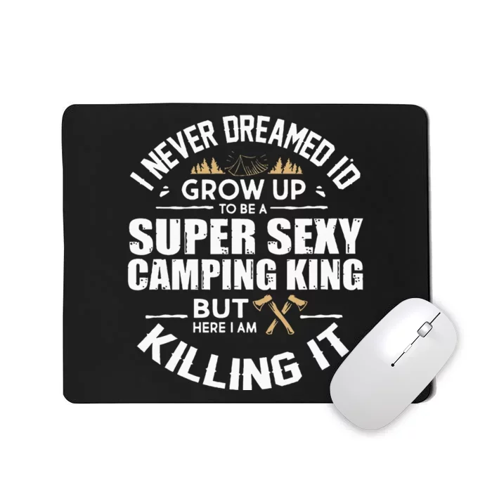 Camping Men Camper RV Camping Vacation Camping Dad Mousepad