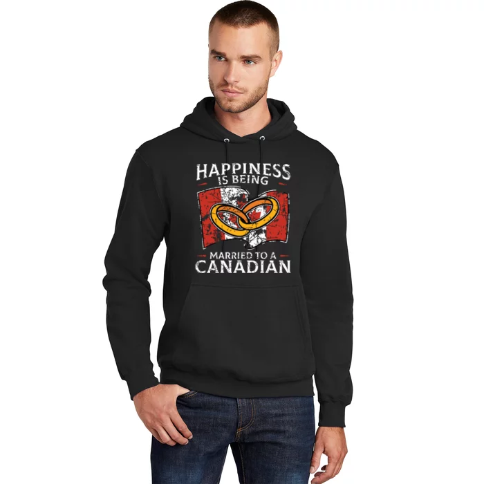 Canada Marriage Canadian Married Flag Wedded Culture Flag Hoodie