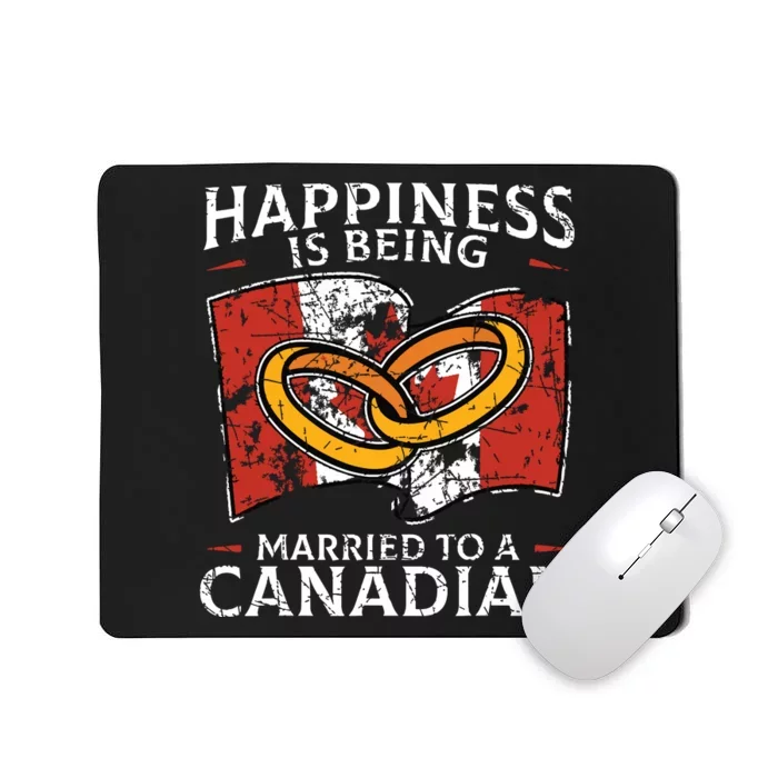 Canada Marriage Canadian Married Flag Wedded Culture Flag Mousepad