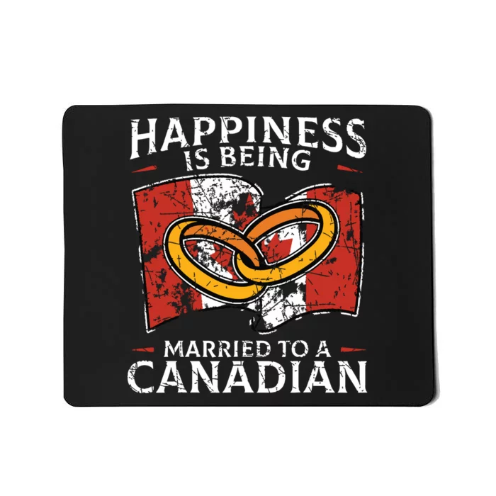 Canada Marriage Canadian Married Flag Wedded Culture Flag Mousepad