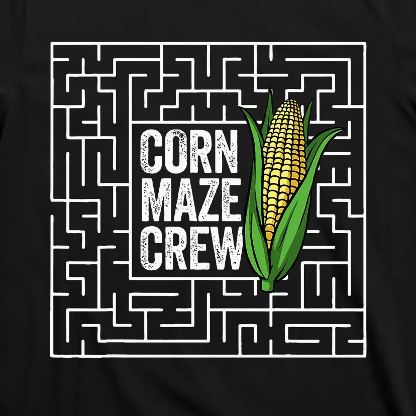 Corn Maze Crew Corn Maze Funny Halloween Corn Maze T-Shirt