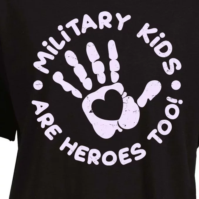 Cute Military Children Are Heroes Too Women's Boxy T-Shirt