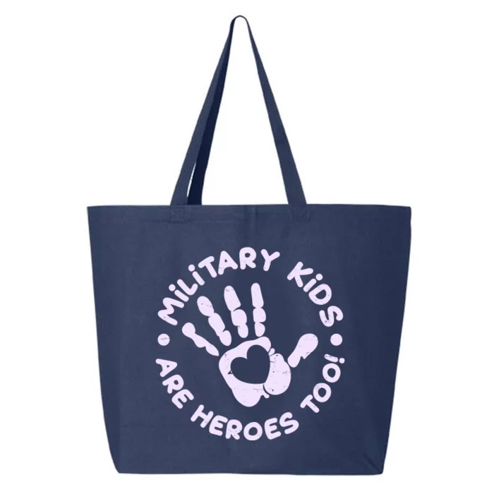 Cute Military Children Are Heroes Too 25L Jumbo Tote