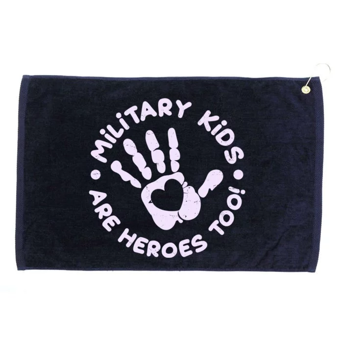 Cute Military Children Are Heroes Too Grommeted Golf Towel