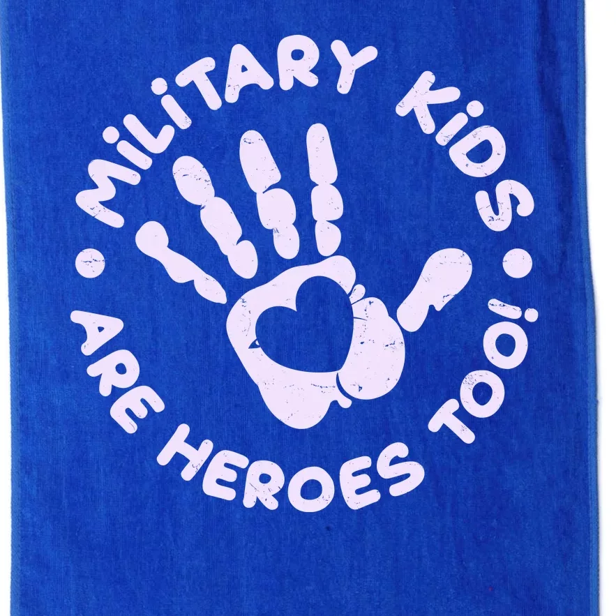 Cute Military Children Are Heroes Too Platinum Collection Golf Towel