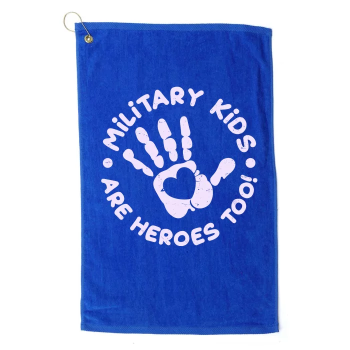 Cute Military Children Are Heroes Too Platinum Collection Golf Towel