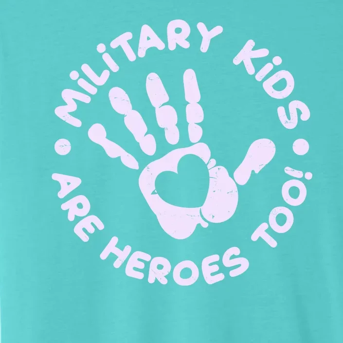 Cute Military Children Are Heroes Too ChromaSoft Performance T-Shirt