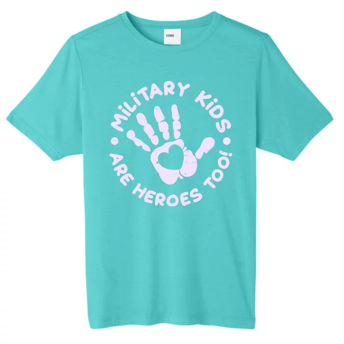 Cute Military Children Are Heroes Too ChromaSoft Performance T-Shirt