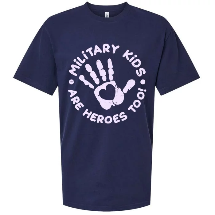 Cute Military Children Are Heroes Too Sueded Cloud Jersey T-Shirt