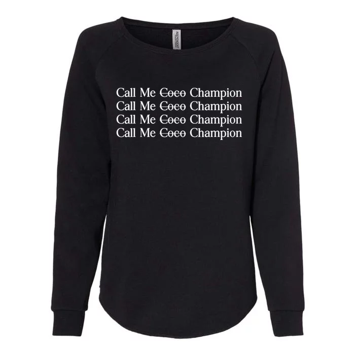 Call Me Coco Call Me Champion Womens California Wash Sweatshirt