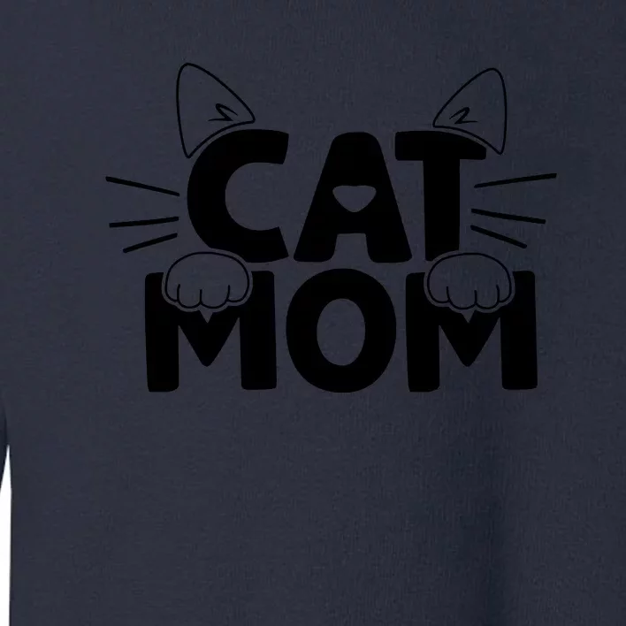 Cat Mom Toddler Sweatshirt