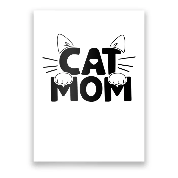 Cat Mom Poster