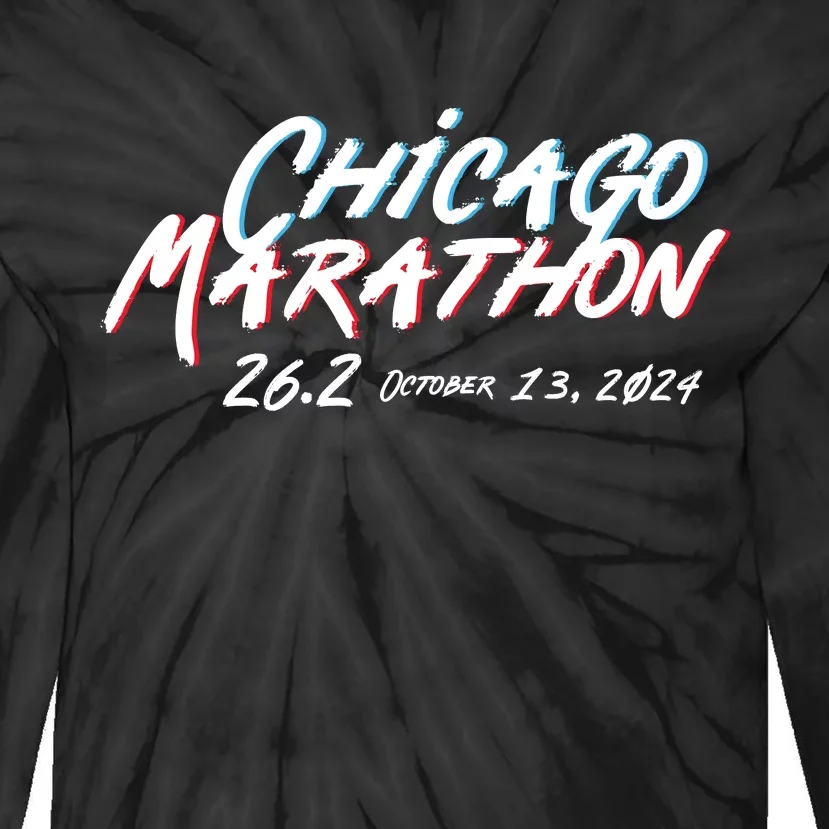 Chicago Marathon Tie-Dye Long Sleeve Shirt