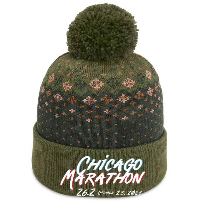 Chicago Marathon The Baniff Cuffed Pom Beanie