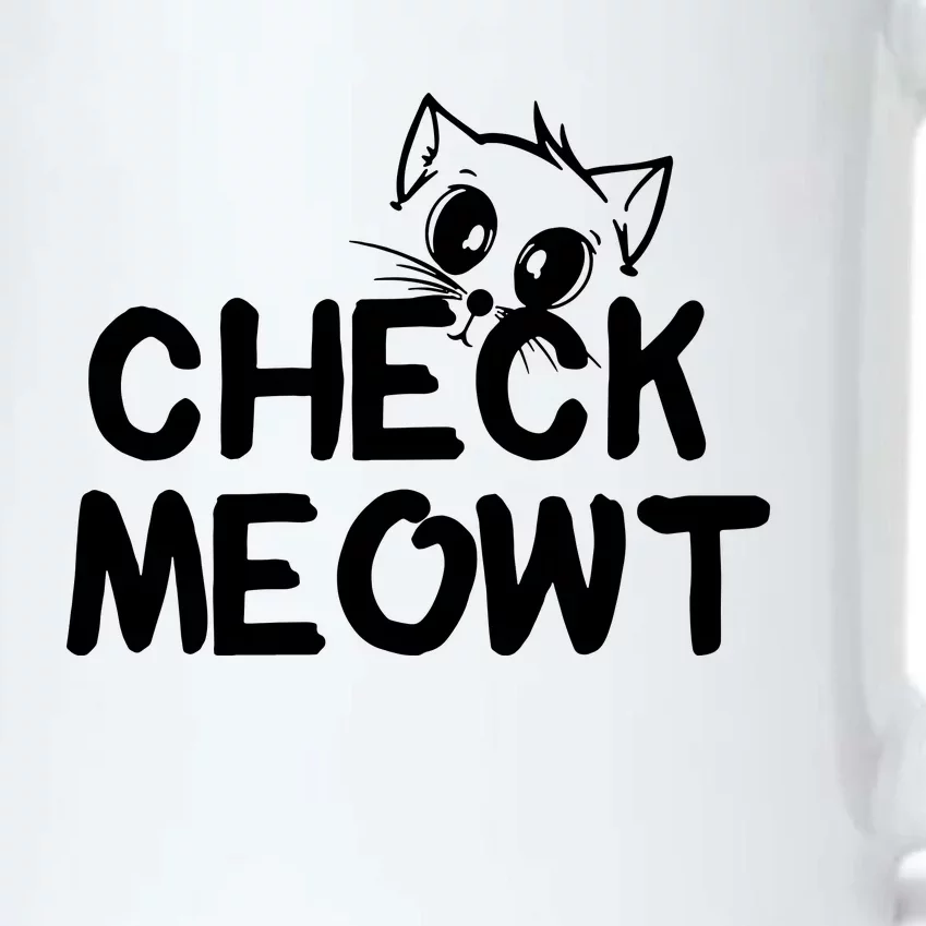 Check Meowt Cat Black Color Changing Mug