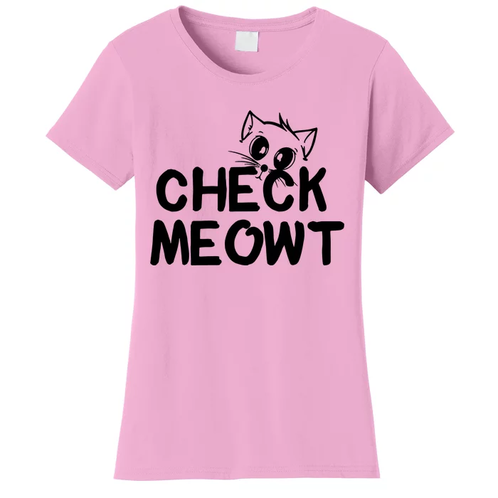 Check Meowt Cat Women's T-Shirt