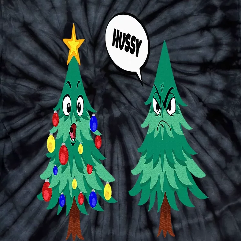 Christmas motifs Christmas tree funny saying Tie-Dye T-Shirt