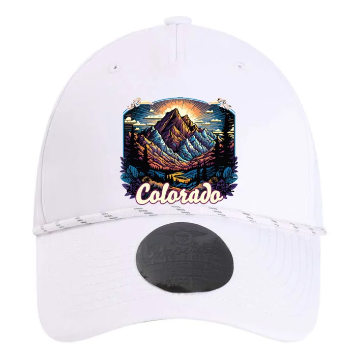 Colorado Mountains Classic Graphic Design Colorado Performance The Dyno Cap