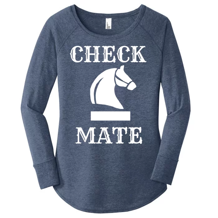 Check Mate Chess Women's Perfect Tri Tunic Long Sleeve Shirt