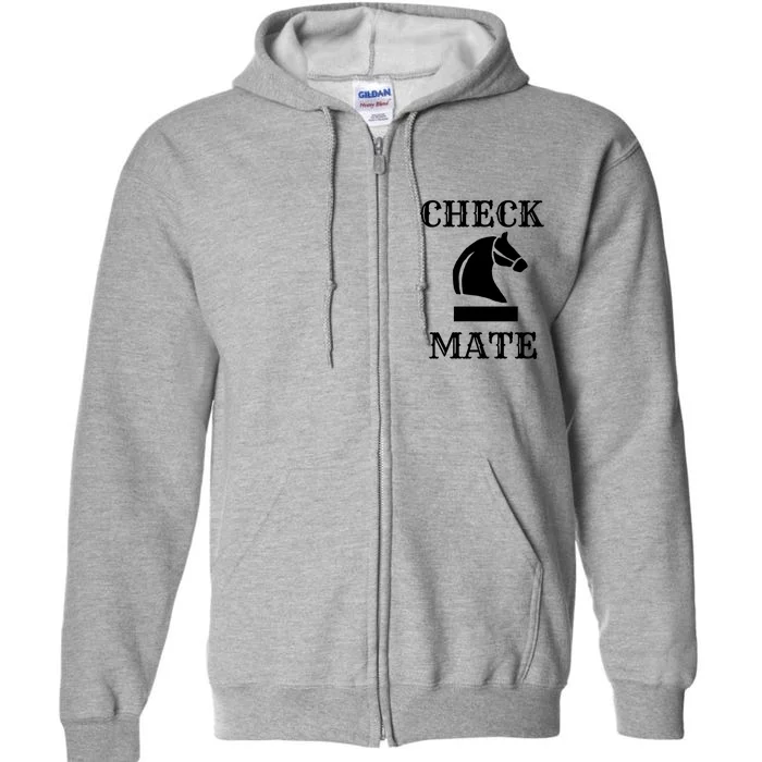 Check Mate Chess Full Zip Hoodie