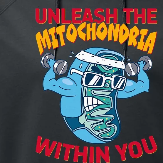 Cell Mitochondria Performance Fleece Hoodie