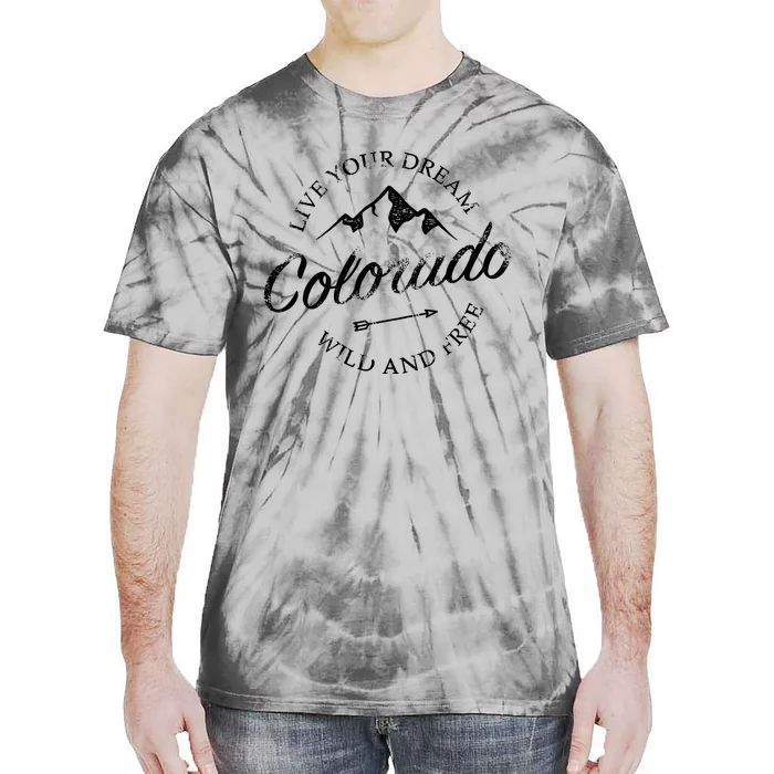 Colorado Mountains Tie-Dye T-Shirt