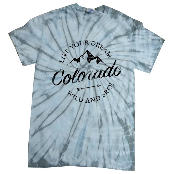 Colorado Mountains Tie-Dye T-Shirt