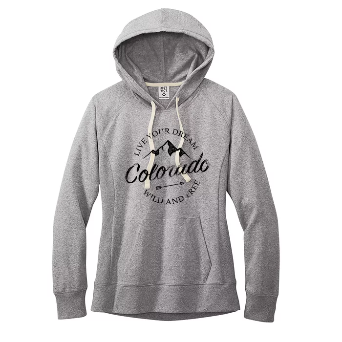 Colorado Mountains Women's Fleece Hoodie