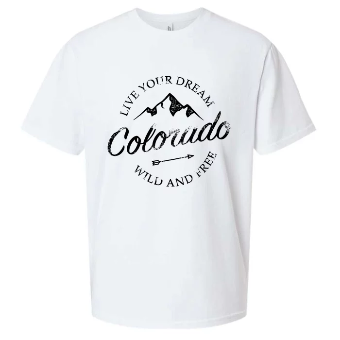 Colorado Mountains Sueded Cloud Jersey T-Shirt