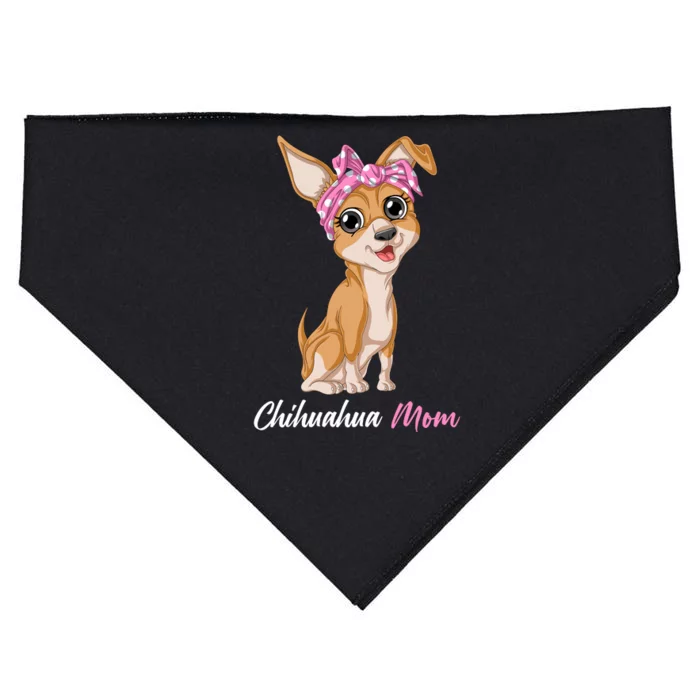 Chihuahua Mom USA-Made Doggie Bandana