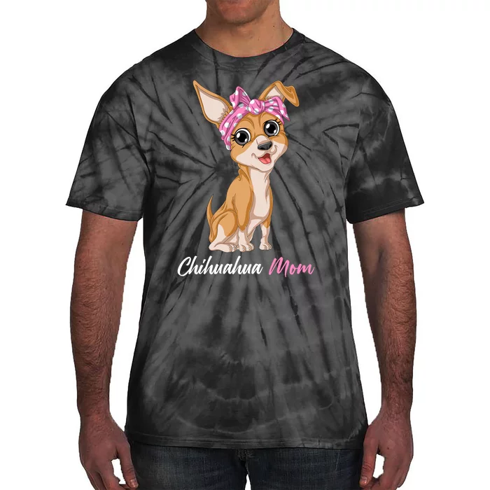 Chihuahua Mom Tie-Dye T-Shirt