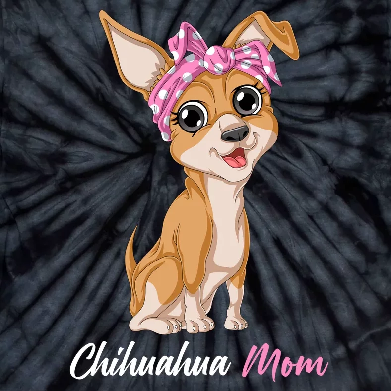 Chihuahua Mom Tie-Dye T-Shirt