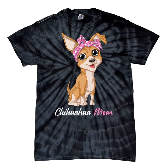 Chihuahua Mom Tie-Dye T-Shirt