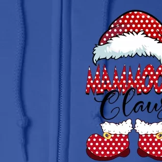 Cute Mammoo Claus New Christmas Santa Claus Gift Full Zip Hoodie