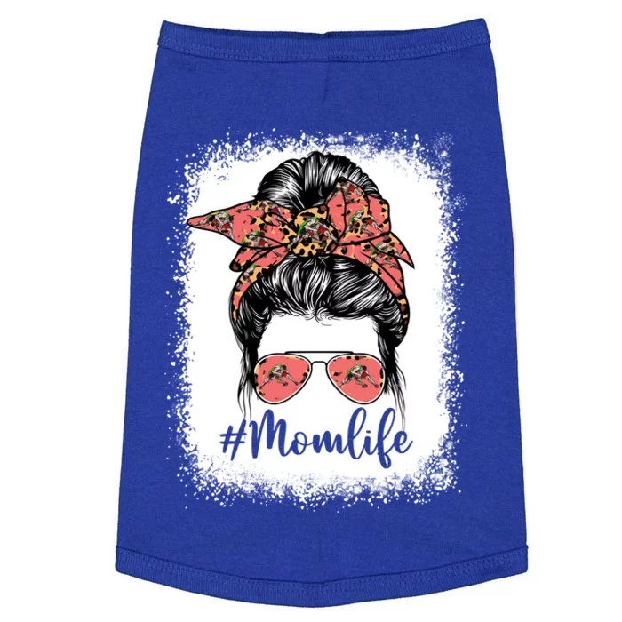 Cute Mother's Day Wrestling Mom Life Messy Bun Game Day Gift Doggie Tank