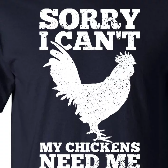 Chicken Mom Dad Funny Poultry Farmer Chicken Lover Gift Tall T-Shirt