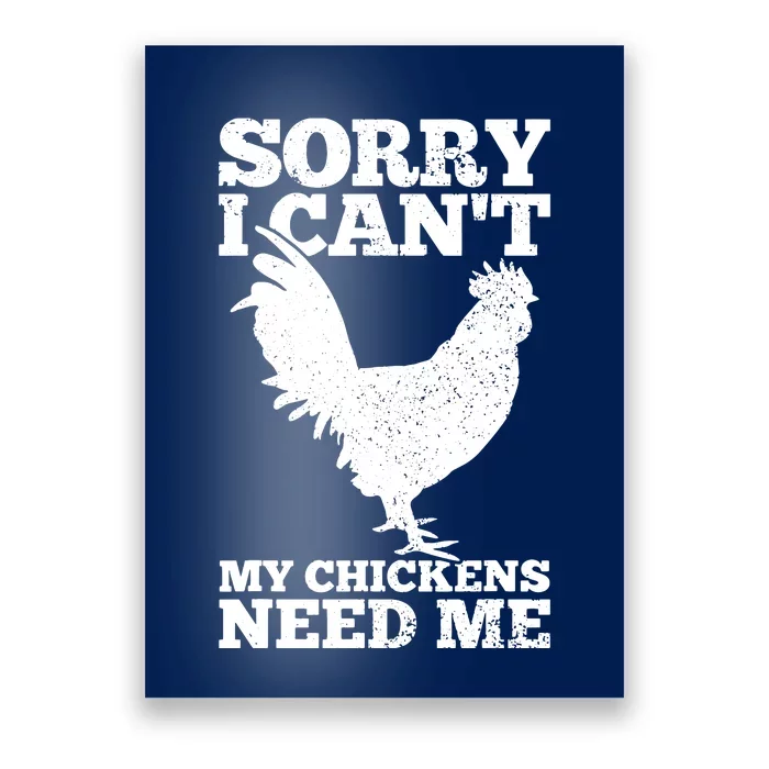 Chicken Mom Dad Funny Poultry Farmer Chicken Lover Gift Poster