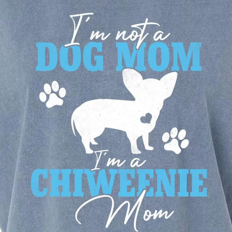 Chiweenie Mom Dog Lovers Funny Gift Dog Mother's Day Gift Garment-Dyed Women's Muscle Tee