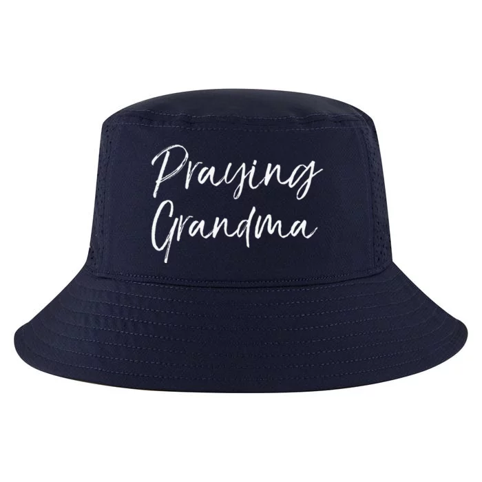 Christian Mother's Day Gift Prayer Warrior Praying Grandma Cool Comfort Performance Bucket Hat